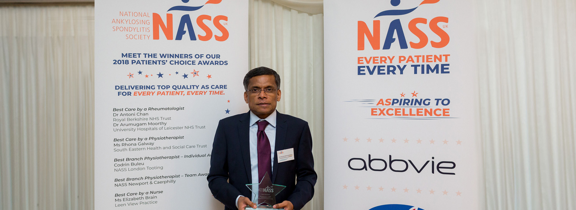 Patients Choice Award Winner - Dr Arumugam Moorthy